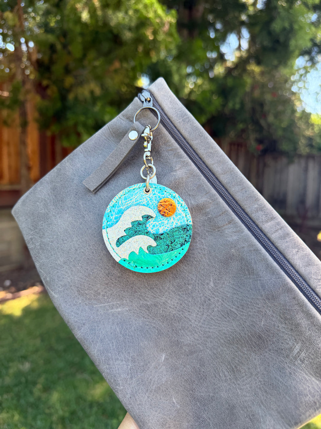 Sky blue Mini wave