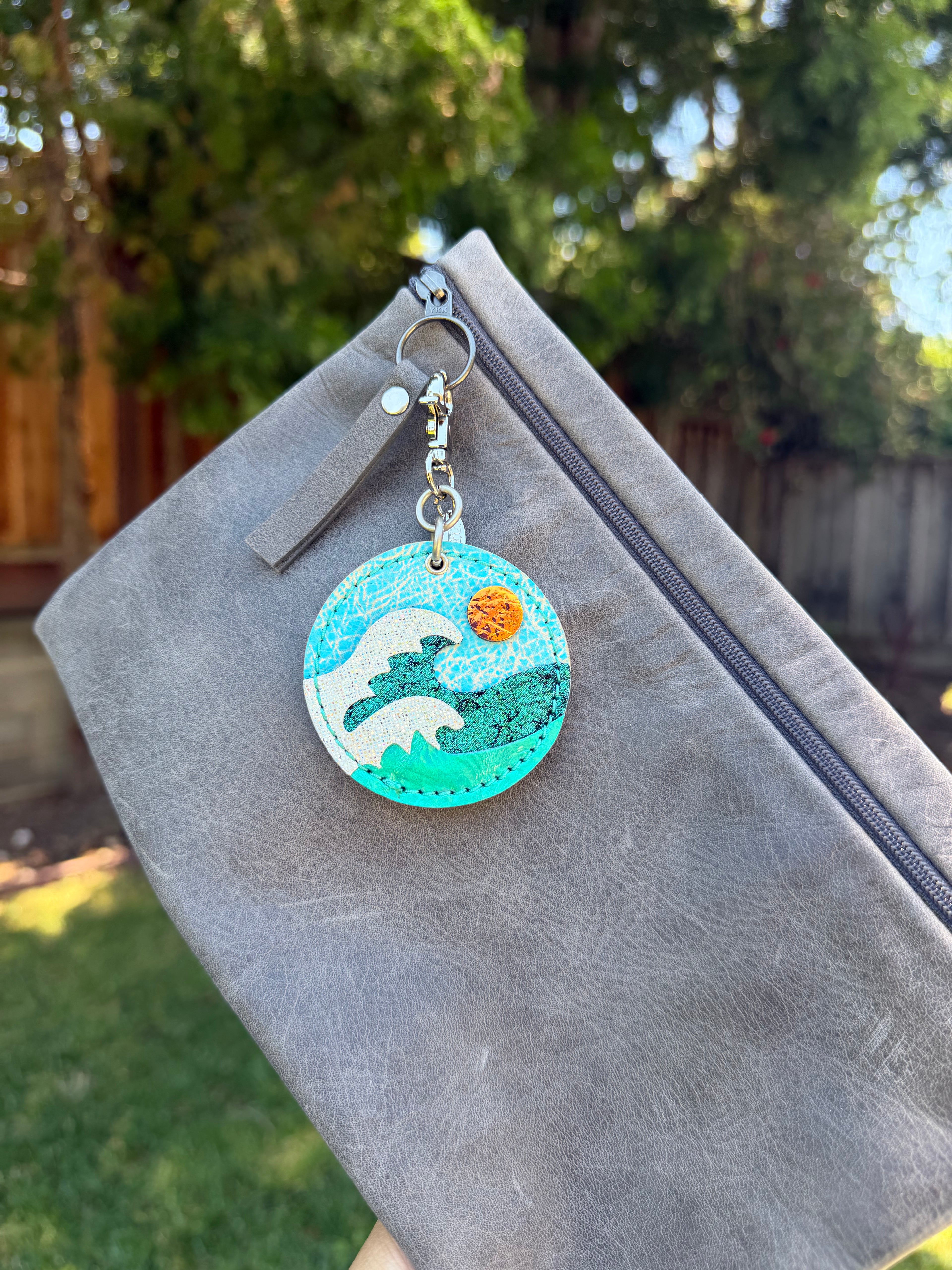 Sky blue Mini wave