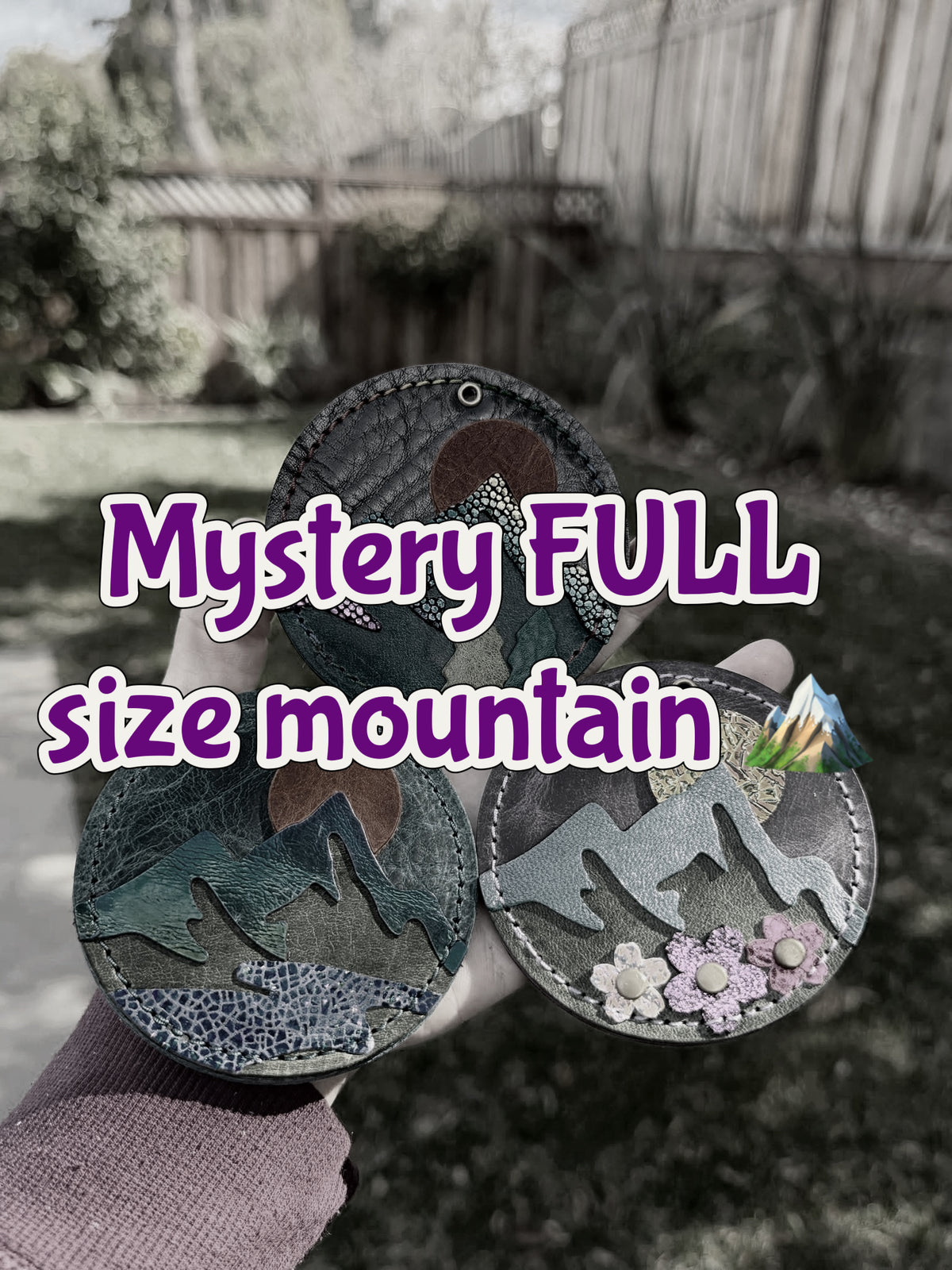 Mystery mountain charm - Full size