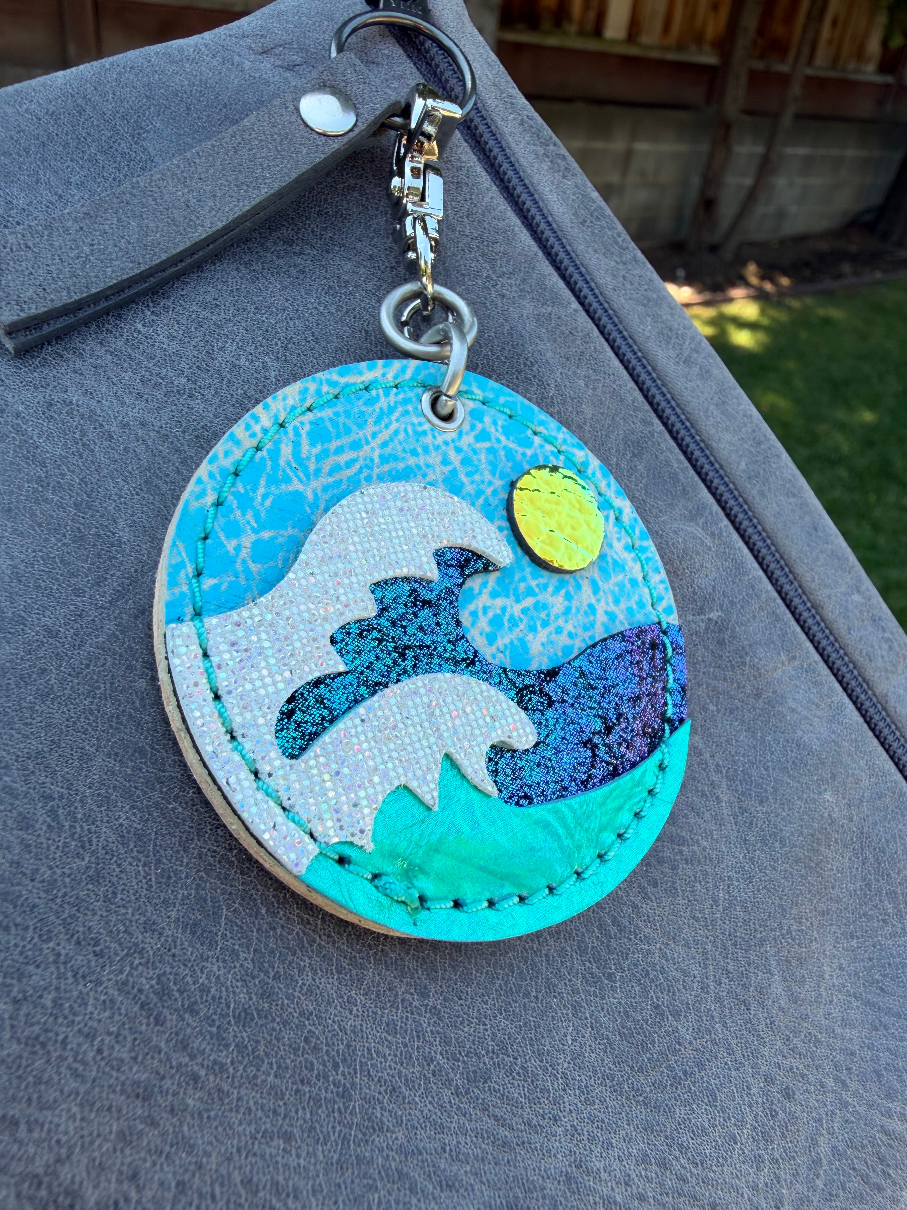 Sky blue Mini wave