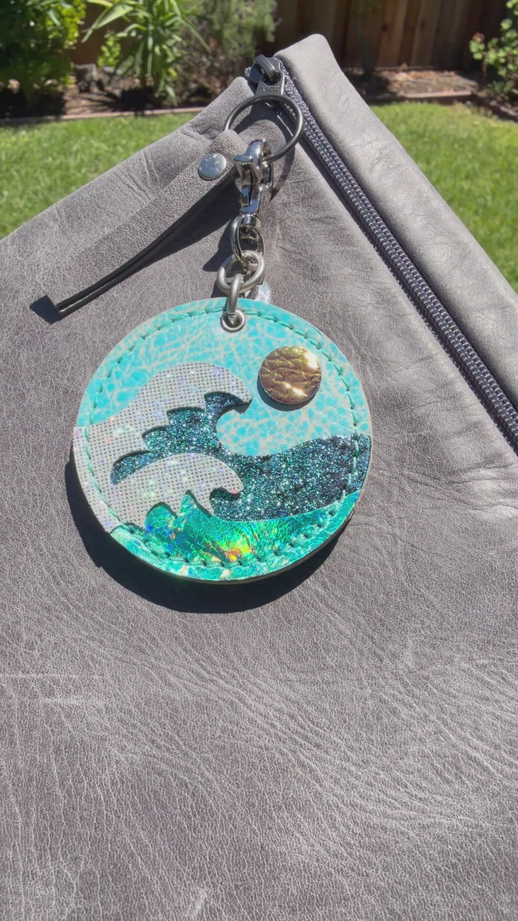 Sky blue Mini wave