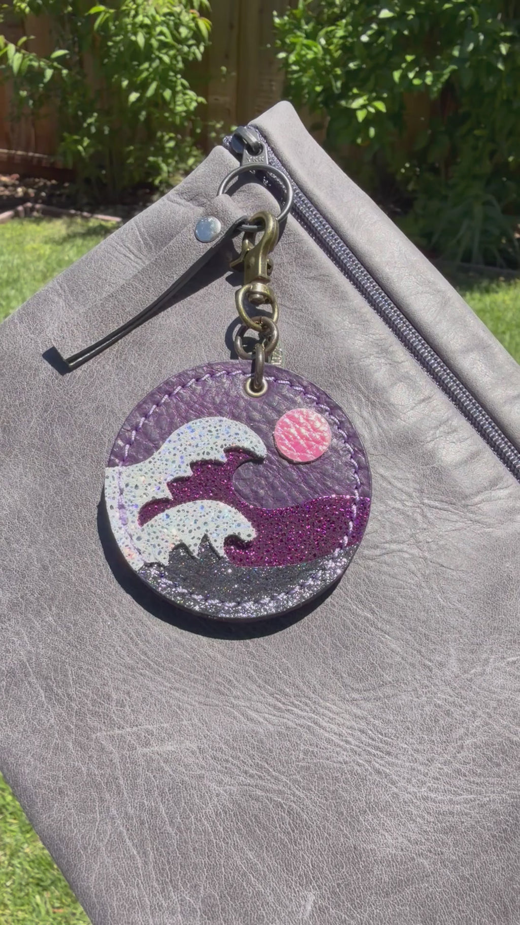 Dark purple bison Mini wave