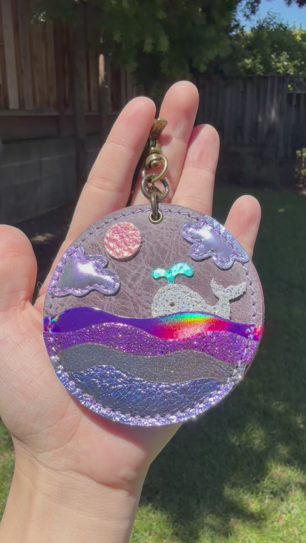 Ocean whale landscape